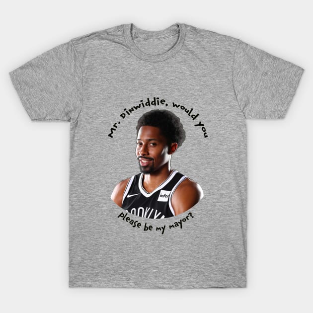 Mr. Dinwiddie Be My Mayor T-Shirt by The Charity Stripe